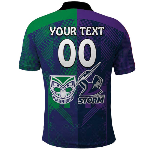 Custom Dragons-Cowboys Combine Storm-Warriors Polo Shirt Sport Style Version 02