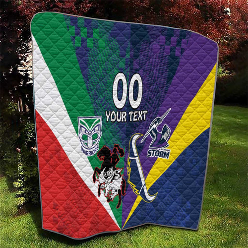 Custom Dragons-Cowboys Combine Storm-Warriors Quilt Sport Style Version 02