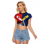 Custom Dragons-Cowboys Combine Storm-Warriors Raglan Cropped T Shirt Sport Style Version 02