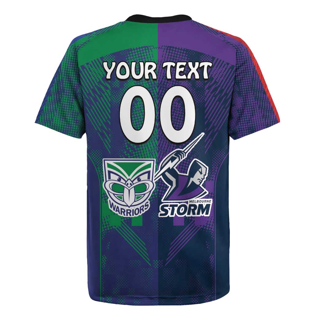 Custom Dragons-Cowboys Combine Storm-Warriors Rugby Jersey Sport Style Version 02