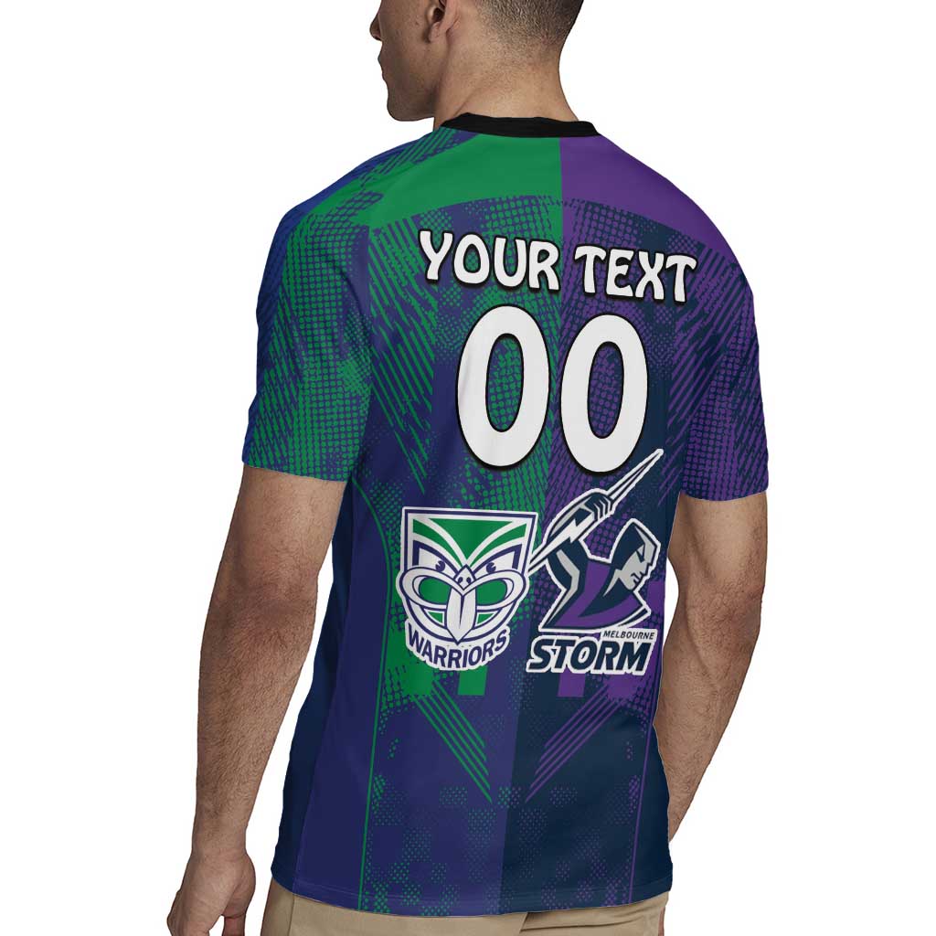 Custom Dragons-Cowboys Combine Storm-Warriors Rugby Jersey Sport Style Version 02