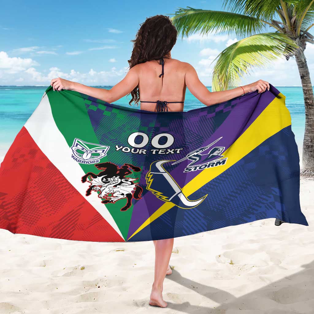 Custom Dragons-Cowboys Combine Storm-Warriors Sarong Sport Style Version 02