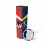 Custom Dragons-Cowboys Combine Storm-Warriors Skinny Tumbler Sport Style Version 02