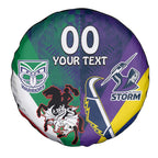 Custom Dragons-Cowboys Combine Storm-Warriors Spare Tire Cover Sport Style Version 02