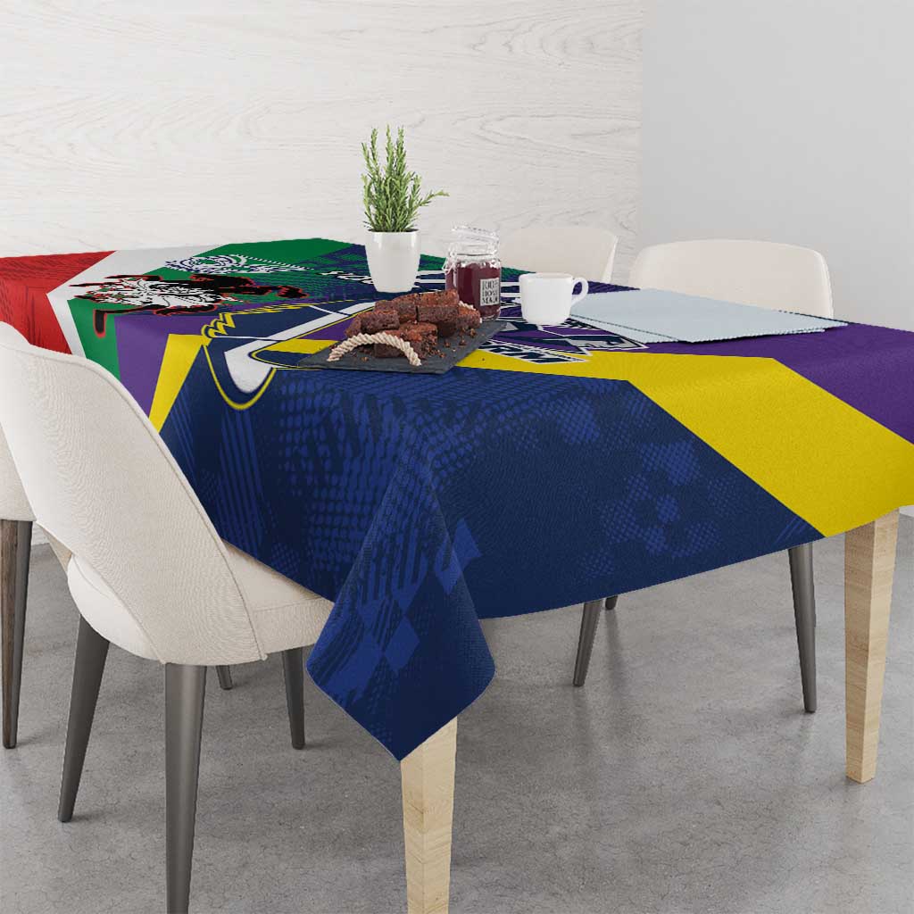 Custom Dragons-Cowboys Combine Storm-Warriors Tablecloth Sport Style Version 02