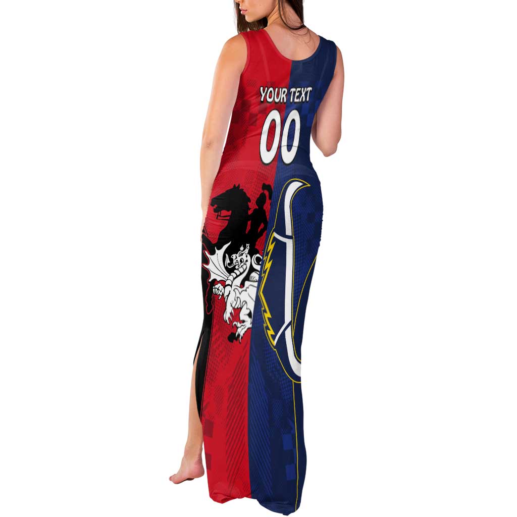 Custom Dragons-Cowboys Combine Storm-Warriors Tank Maxi Dress Sport Style Version 02
