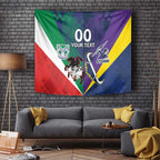 Custom Dragons-Cowboys Combine Storm-Warriors Tapestry Sport Style Version 02