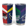 Custom Dragons-Cowboys Combine Storm-Warriors Tumbler Cup Sport Style Version 02