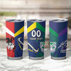 Custom Dragons-Cowboys Combine Storm-Warriors Tumbler Cup Sport Style Version 02