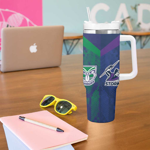Custom Dragons-Cowboys Combine Storm-Warriors Tumbler With Handle Sport Style Version 02