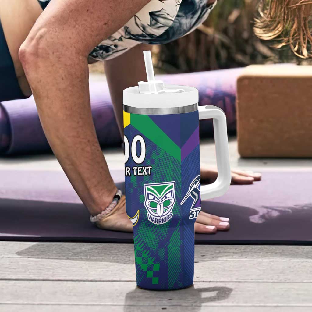 Custom Dragons-Cowboys Combine Storm-Warriors Tumbler With Handle Sport Style Version 02