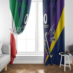 Custom Dragons-Cowboys Combine Storm-Warriors Window Curtain Sport Style Version 02