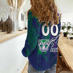 Custom Dragons-Cowboys Combine Storm-Warriors Women Casual Shirt Sport Style Version 02