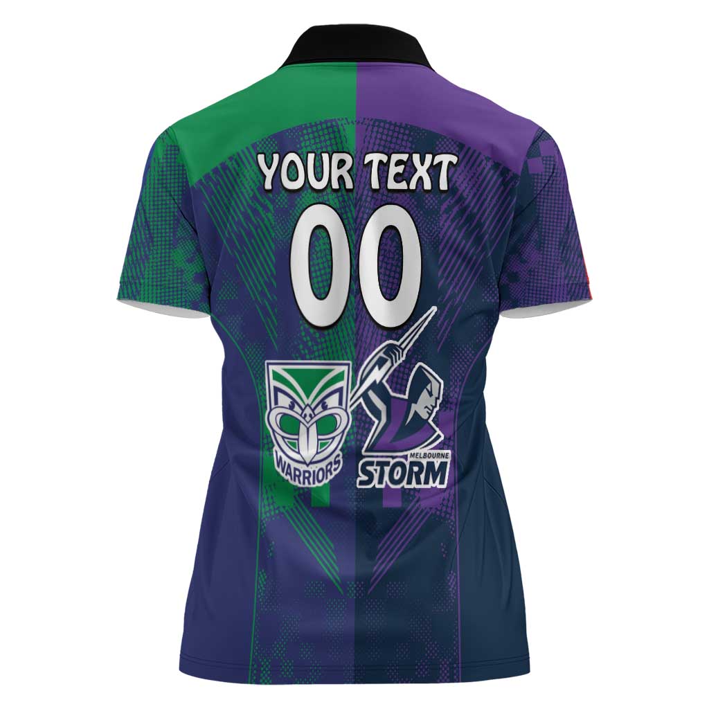 Custom Dragons-Cowboys Combine Storm-Warriors Women Polo Shirt Sport Style Version 02