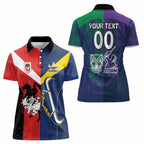 Custom Dragons-Cowboys Combine Storm-Warriors Women Polo Shirt Sport Style Version 02