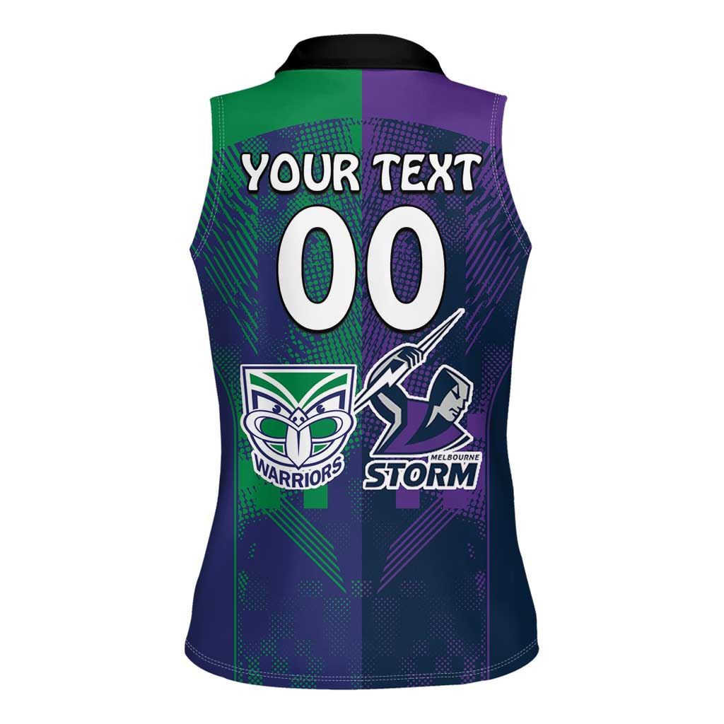 Custom Dragons-Cowboys Combine Storm-Warriors Women Sleeveless Polo Shirt Sport Style Version 02