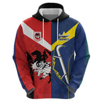 Custom Dragons-Cowboys Combine Storm-Warriors Zip Hoodie Sport Style Version 02