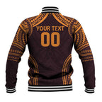 Custom Broncos Rugby Baseball Jacket With Polynesian Style