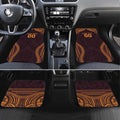 Custom Broncos Rugby Car Mats With Polynesian Style