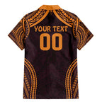 Custom Broncos Rugby Family Matching Mermaid Dress and Hawaiian Shirt With Polynesian Style