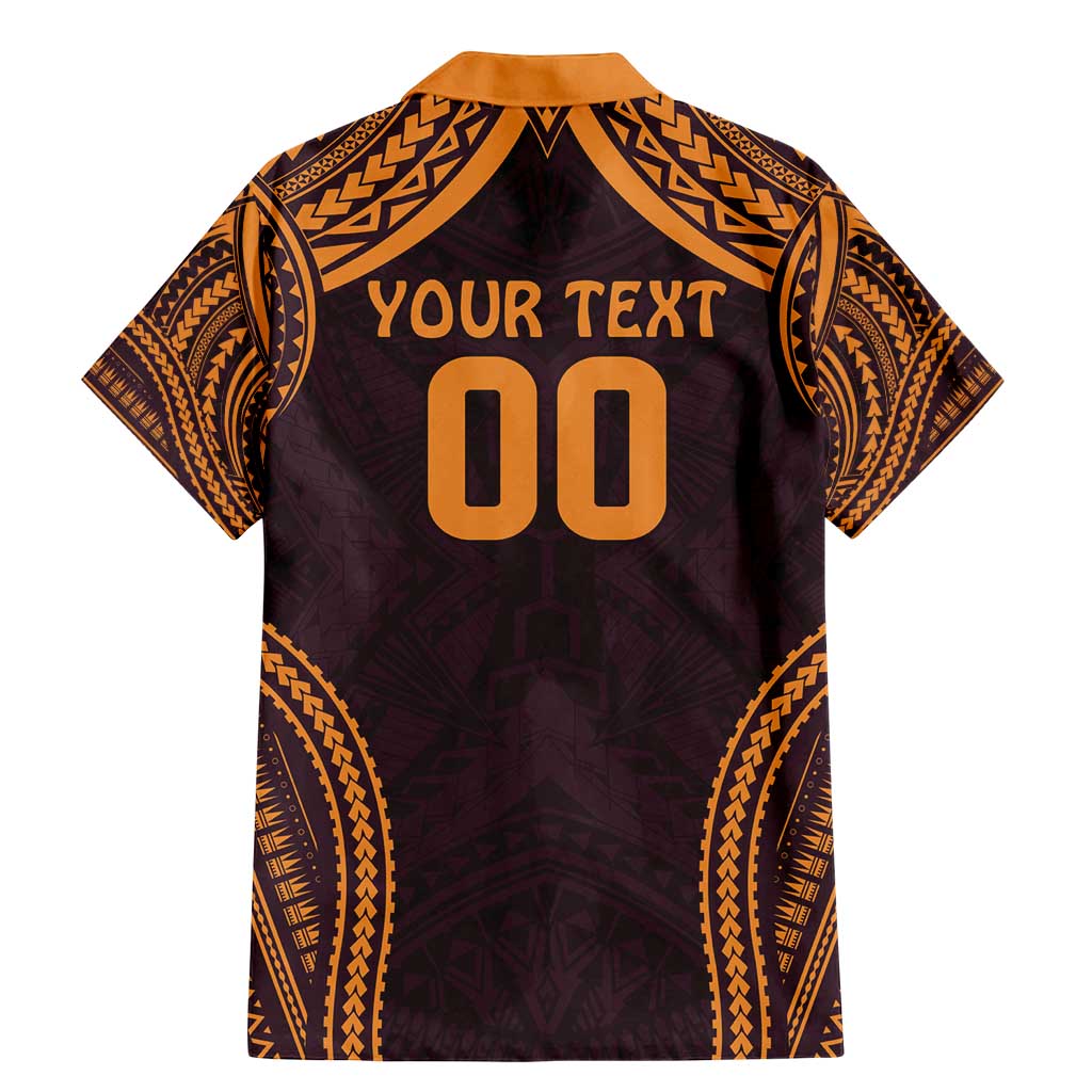 Custom Broncos Rugby Family Matching Mermaid Dress and Hawaiian Shirt With Polynesian Style