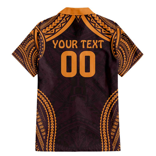Custom Broncos Rugby Family Matching Mermaid Dress and Hawaiian Shirt With Polynesian Style