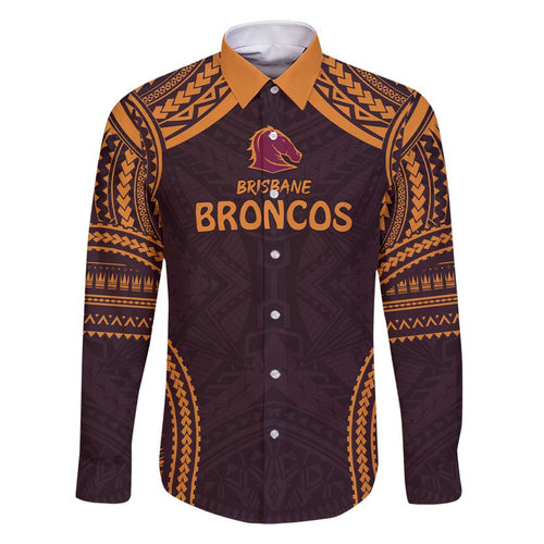 Custom Broncos Rugby Family Matching Short Sleeve Bodycon Dress and Hawaiian Shirt With Polynesian Style