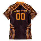 Custom Broncos Rugby Hawaiian Shirt With Polynesian Style