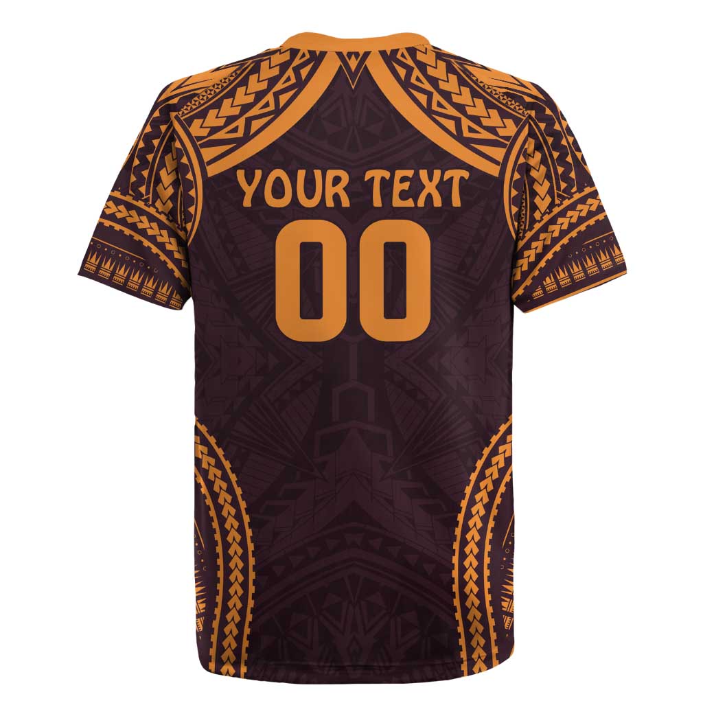 Custom Broncos Rugby Rugby Jersey With Polynesian Style