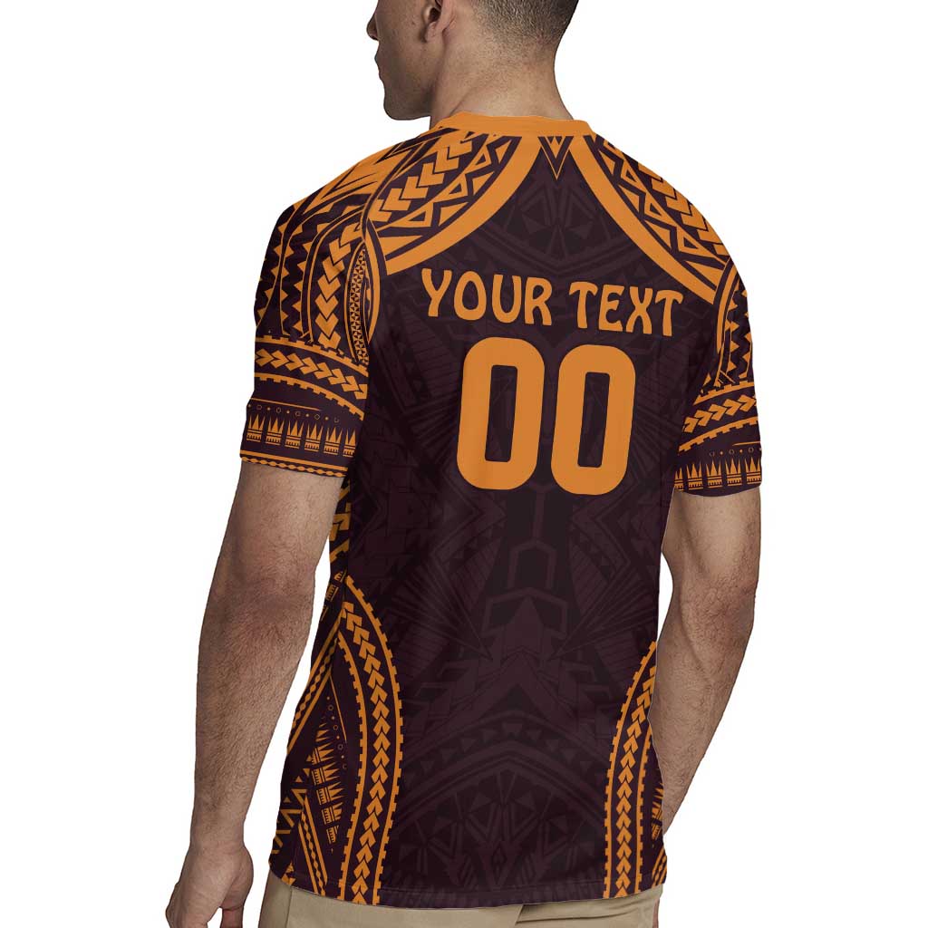 Custom Broncos Rugby Rugby Jersey With Polynesian Style