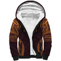 Custom Broncos Rugby Sherpa Hoodie With Polynesian Style