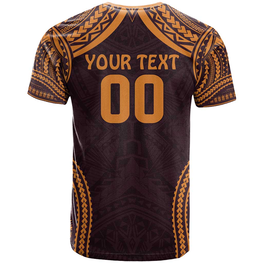 Custom Broncos Rugby T Shirt With Polynesian Style
