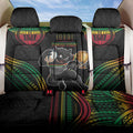 Custom Panthers Champion Grand Final 2024 Back Car Seat Cover With Polynesian Style