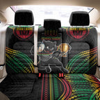 Custom Panthers Champion Grand Final 2024 Back Car Seat Cover With Polynesian Style