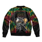 Custom Panthers Champion Grand Final 2024 Bomber Jacket With Polynesian Style