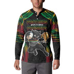 Custom Panthers Champion Grand Final 2024 Button Sweatshirt With Polynesian Style