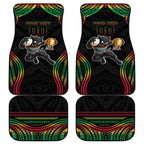 Custom Panthers Champion Grand Final 2024 Car Mats With Polynesian Style