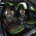 Custom Panthers Champion Grand Final 2024 Car Seat Cover With Polynesian Style