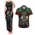 Custom Panthers Champion Grand Final 2024 Couples Matching Tank Maxi Dress and Hawaiian Shirt With Polynesian Style