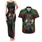 Custom Panthers Champion Grand Final 2024 Couples Matching Tank Maxi Dress and Hawaiian Shirt With Polynesian Style