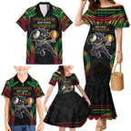 Custom Panthers Champion Grand Final 2024 Family Matching Mermaid Dress and Hawaiian Shirt With Polynesian Style