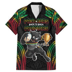 Custom Panthers Champion Grand Final 2024 Family Matching Mermaid Dress and Hawaiian Shirt With Polynesian Style