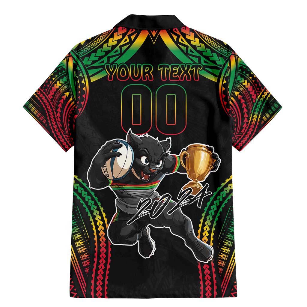 Custom Panthers Champion Grand Final 2024 Family Matching Mermaid Dress and Hawaiian Shirt With Polynesian Style