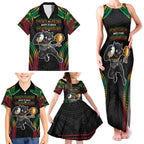 Custom Panthers Champion Grand Final 2024 Family Matching Tank Maxi Dress and Hawaiian Shirt With Polynesian Style