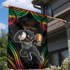 Custom Panthers Champion Grand Final 2024 Garden Flag With Polynesian Style