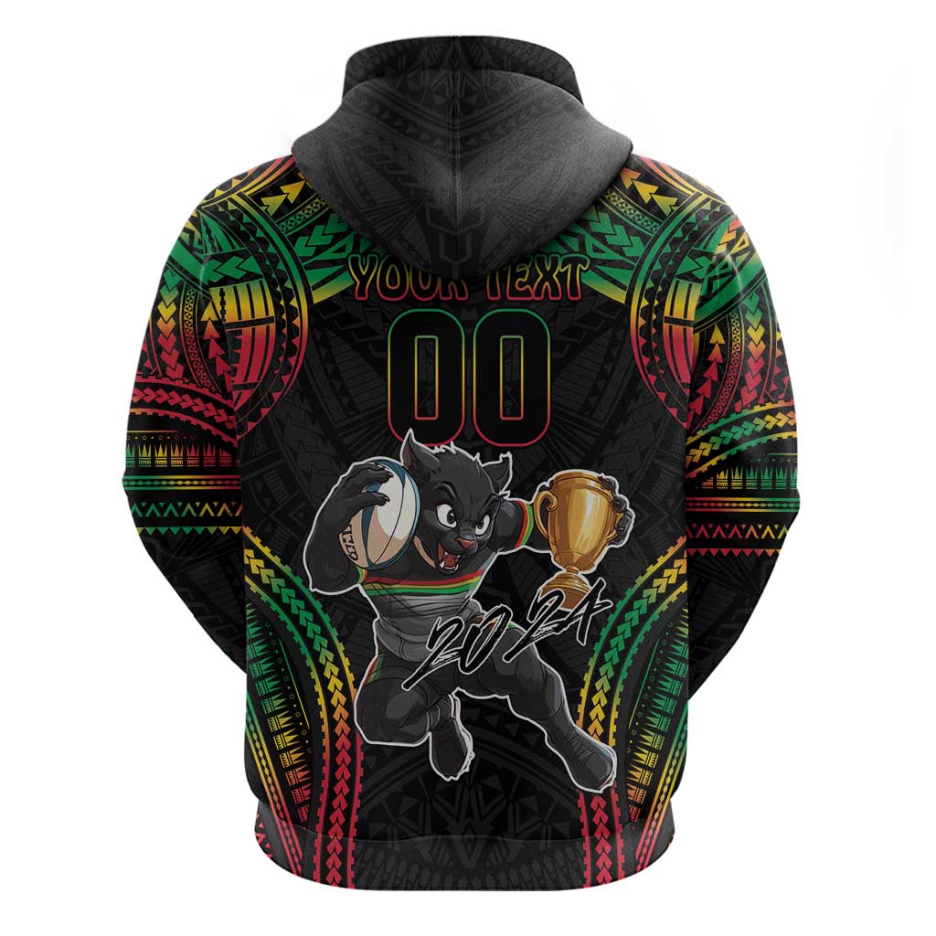 Custom Panthers Champion Grand Final 2024 Hoodie With Polynesian Style
