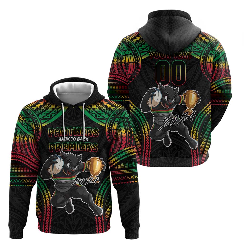 Custom Panthers Champion Grand Final 2024 Hoodie With Polynesian Style
