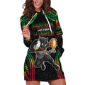 Custom Panthers Champion Grand Final 2024 Hoodie Dress With Polynesian Style