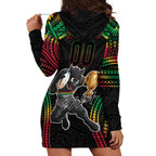 Custom Panthers Champion Grand Final 2024 Hoodie Dress With Polynesian Style