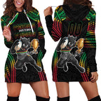Custom Panthers Champion Grand Final 2024 Hoodie Dress With Polynesian Style